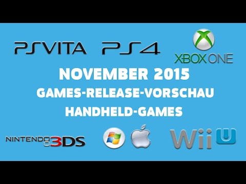 Games-Release-Vorschau - November 2015 - Handheld // powered by Konsolenschnäppchen.de