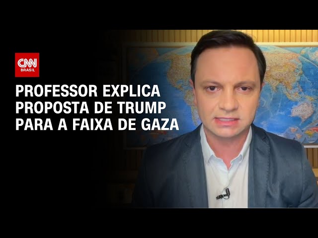 Professor explica proposta de Trump para a Faixa de Gaza | LIVE CNN