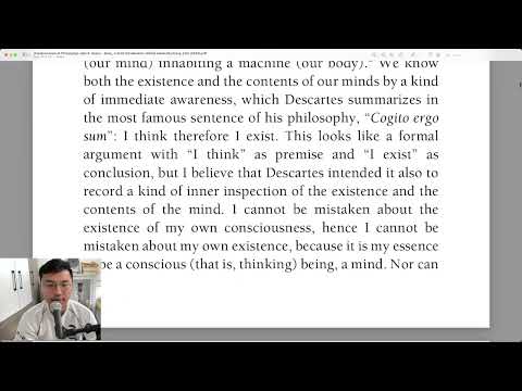 Philosophy of Mind 1（Cartesian Dualism)