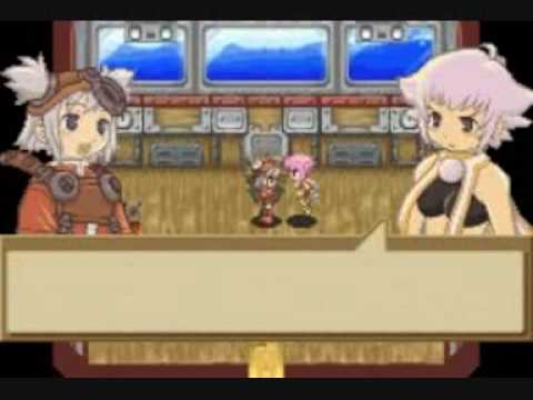 Sugar and Pratty yuri scene in a boat-Summon  Night  Swordcraft  Story 1
