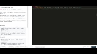 YouTube video 'Leetcode 1036. Escape a Large Maze'