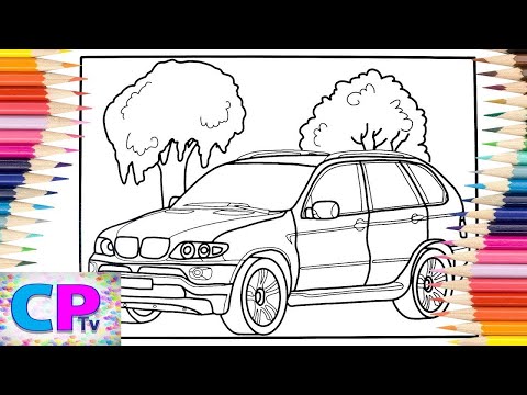 BMW X5 Coloring Pages/SUV Car/Anna Yvette - Red Line/Defqwop - Awakening[NCS Release]