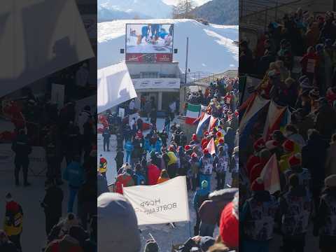Fans in st Moritz #ibsfsliding #automobile #milanocortina2026