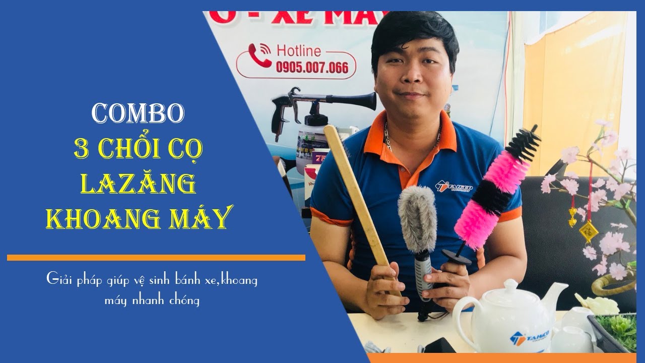 Cọ vệ sinh khoang máy - Lazang 25