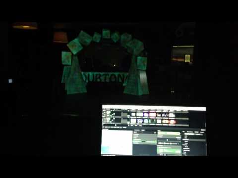 Frank Asaurus Fresh Visuals for DUBTONA at Club 509 on 1/30/13 #3