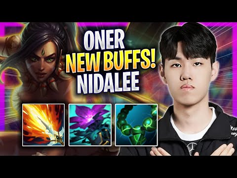 ONER TRIES NIDALEE WITH NEW BUFFS! - T1 Oner Plays Nidalee JUNGLE vs Graves! | Season 2024