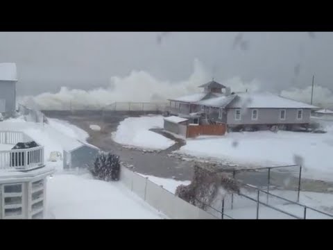 Blizzard Impact Phillips Beach Club, Swampscott Mass