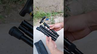 Telescopic Fold Cane For Walking Hiking Trekking | Walking Stick #shorts