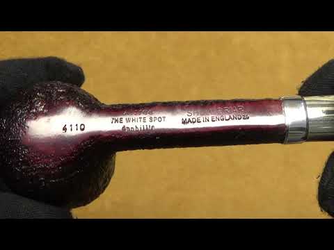 Pipa Dunhill Shell Briar gruppo 4-4110 con vera in argento 6mm (2020) (DHSHC08)