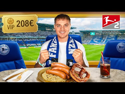 Wow! I'm testing the VIP area of ​​Arminia Bielefeld (€208 per ticket)