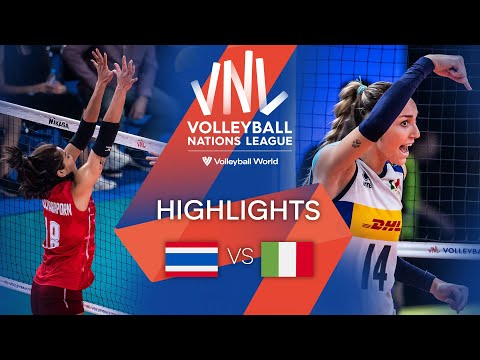 🇹🇭 THA vs. 🇮🇹 ITA - Highlights Week 3 | Women's VNL 2022