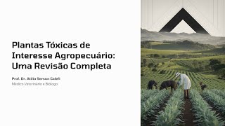 Toxic Plants of Agricultural Concern #profilology #toxicology #vet