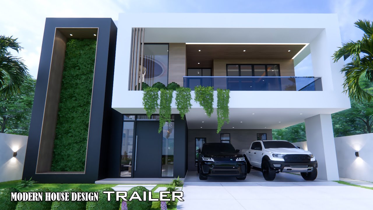House Design Trailer | 12m x 17m Modern House