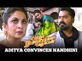 Vantha Rajavathaan Varuven Movie Scene Aditya Convinces Nandhini Simbu Megha Akash Sundar C