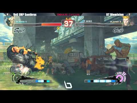SSF4 AE2012 Losers Finals VxG EMP Santhrax vs BT Dieminion - Next Level Battle Circuit #7 Tournament