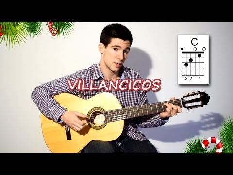 Villancicos para guitarra: Jingle Bells, Noche de paz y El tamborilero