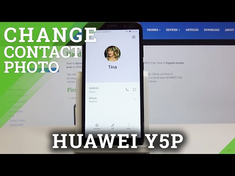 How to Add Photo to Contact in HUAWEI Y5p – Personalize Contact