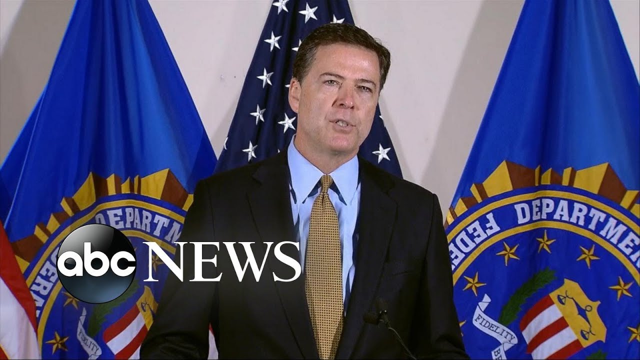 Clinton Did Not Mishandle Emails FBI Director Says