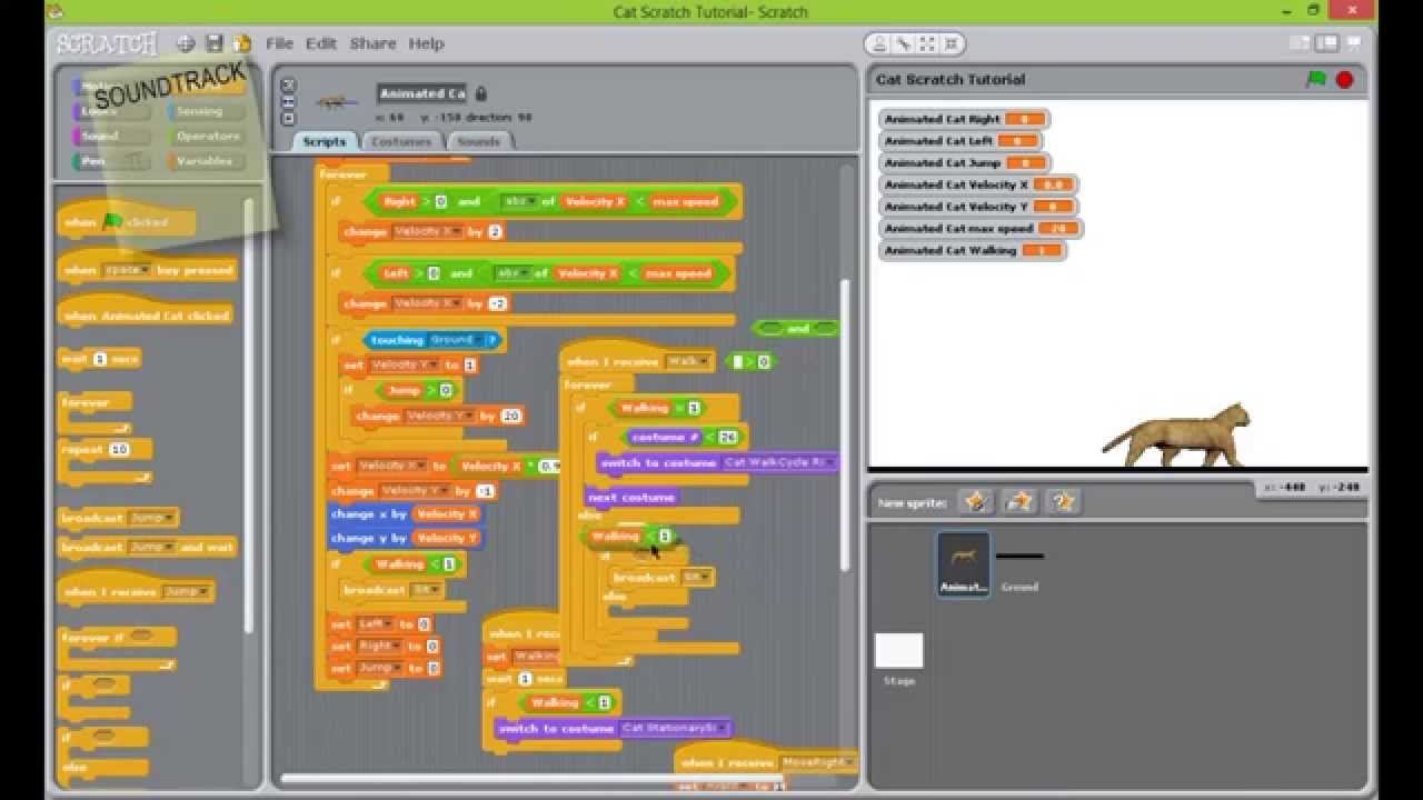 Animated Cat Scratch Tutorial