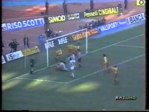 CALCIO CAMPIONATO Juventus Lecce 1990 91