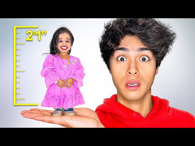 I Spent 24 Hours With The World’s SMALLEST Woman!
