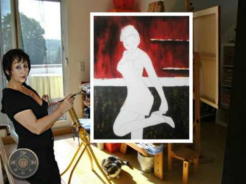 Entstehung des Werkes "Kleine Schwarze" von Carolina Alonso