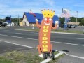 Hot Dog Man With Moving Crown