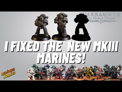 I Fixed the new MK iii Marines for Horus Heresy!