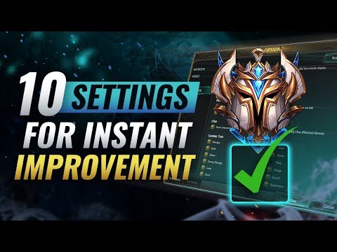INSTANTLY Increase Your Winrate With These 10 Settings - League of Legends