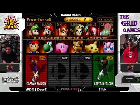 Smash 64: WDR | Dew2 (Falcon) V Slick (Falcon) - Shattered 96 Tourney