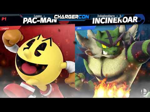 Chargercon 2019 Top 8: Logan (Pac-man) vs JukeBoxHero (Incineroar)