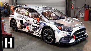 0-60mph in Under 2 Seconds!? Under the Hood of the 600hp AWD Ford Focus RS RX Rallycross Car
