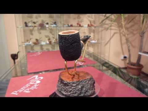 Pipa radica billiard fatta a mano - www.paronellipipe.it