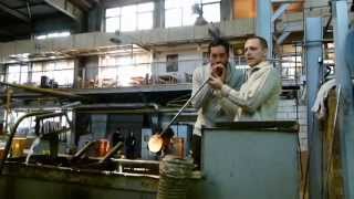 preview picture of video 'The glass factory in Harrachov'