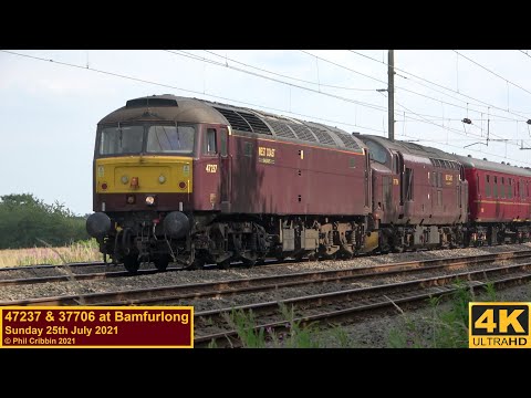 47237 & 37706 at Bamfurlong - 25th July 2021