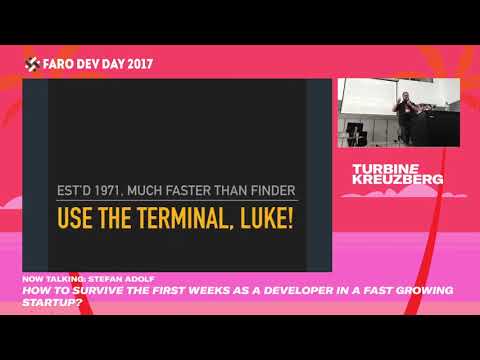 Faro Dev Day 2017: Survival Guide for Developers in Start-Ups (Stefan Adolf)