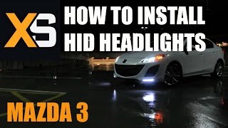 DIY HID Xenon Install: Mazda 3 2003-2009