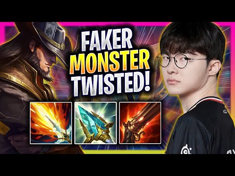 FAKER IS A MONSTER WITH TWISTED FATE! - T1 Faker Plays Twisted Fate MID vs Ahri! | Season 2025