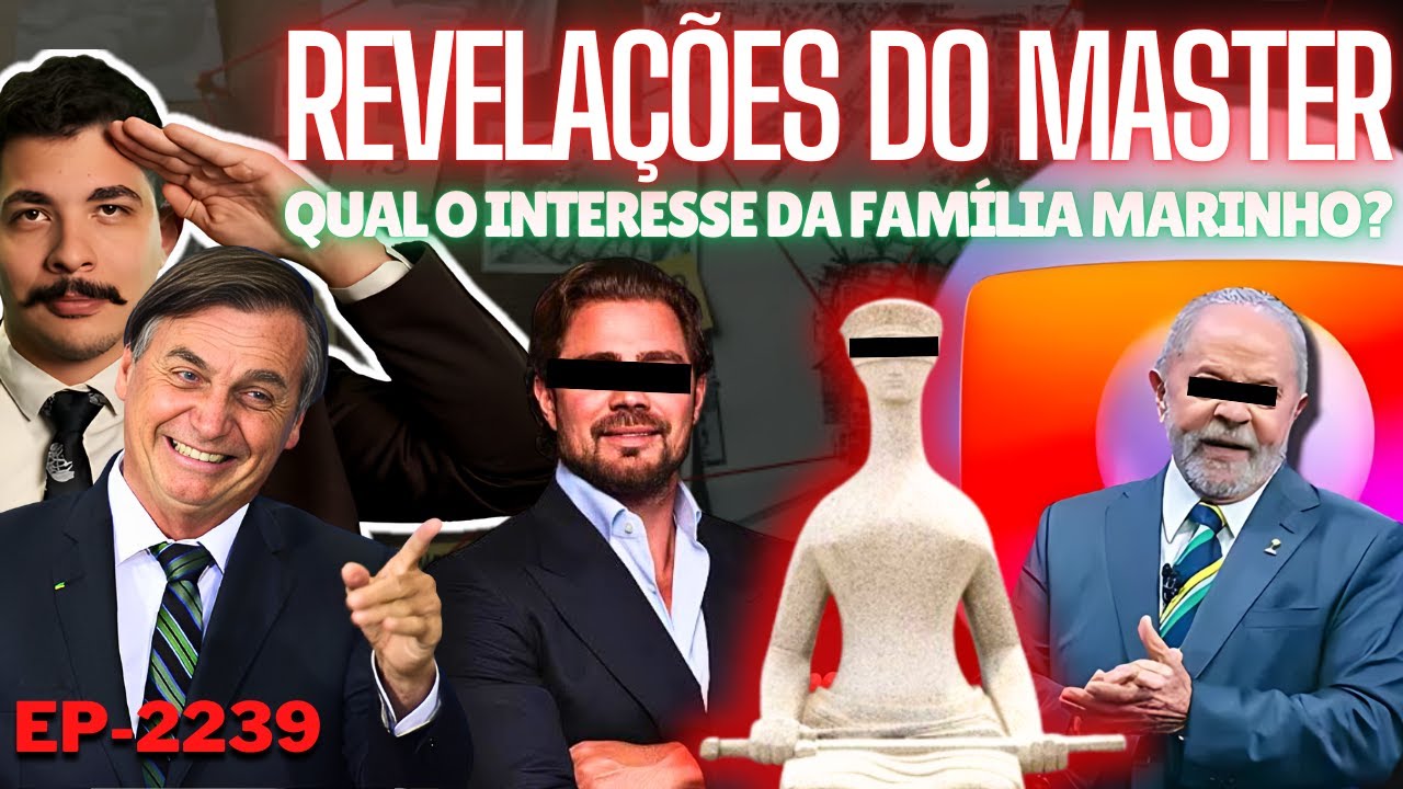 Revelações do Master: Por que a Globo? Qual o INTERESSE da Família Marinho? + Cassação da Zambelli