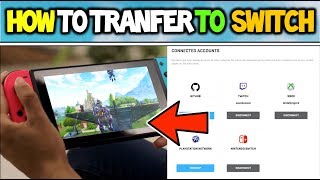 Fortnite - HOW TO TRANSFER SKINS AND STATS TO NINTENDO SWITCH!  (Fortnite Battle Royale)