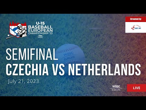 11 U-15 Baseball European Championship Semifinal: Czechia VS Netherlands