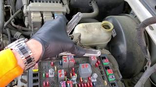 2002 Chevy Trailblazer AC Relay, AC Fuses