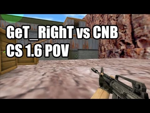POV: GeT_RiGhT vs. CNB @GAMEGUNE fnatic CS 1.6 Demo