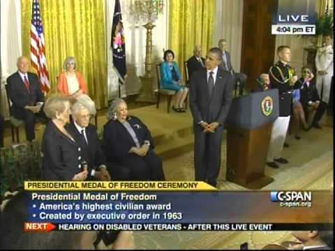 President Obama, Medal of Freedom Ceremony
