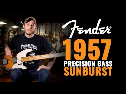 Fender Precision Bass Sunburst 1957 | CME Vintage Demo | Mike Larsen