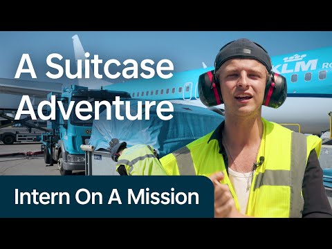 What happens when your checked baggage connects through Schiphol? | Intern On A Mission | KLM
