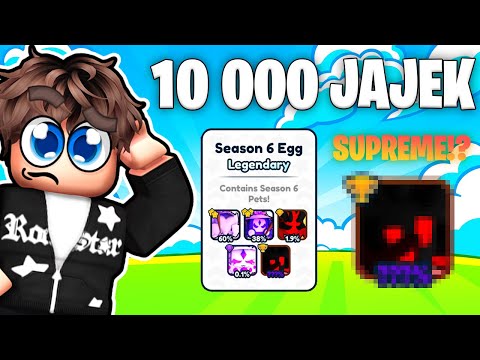 I OPENED OVER 10,000 SEASON 6 EGGS IN REBIRTH CHAMPIONS ULTIMATE! Roblox!