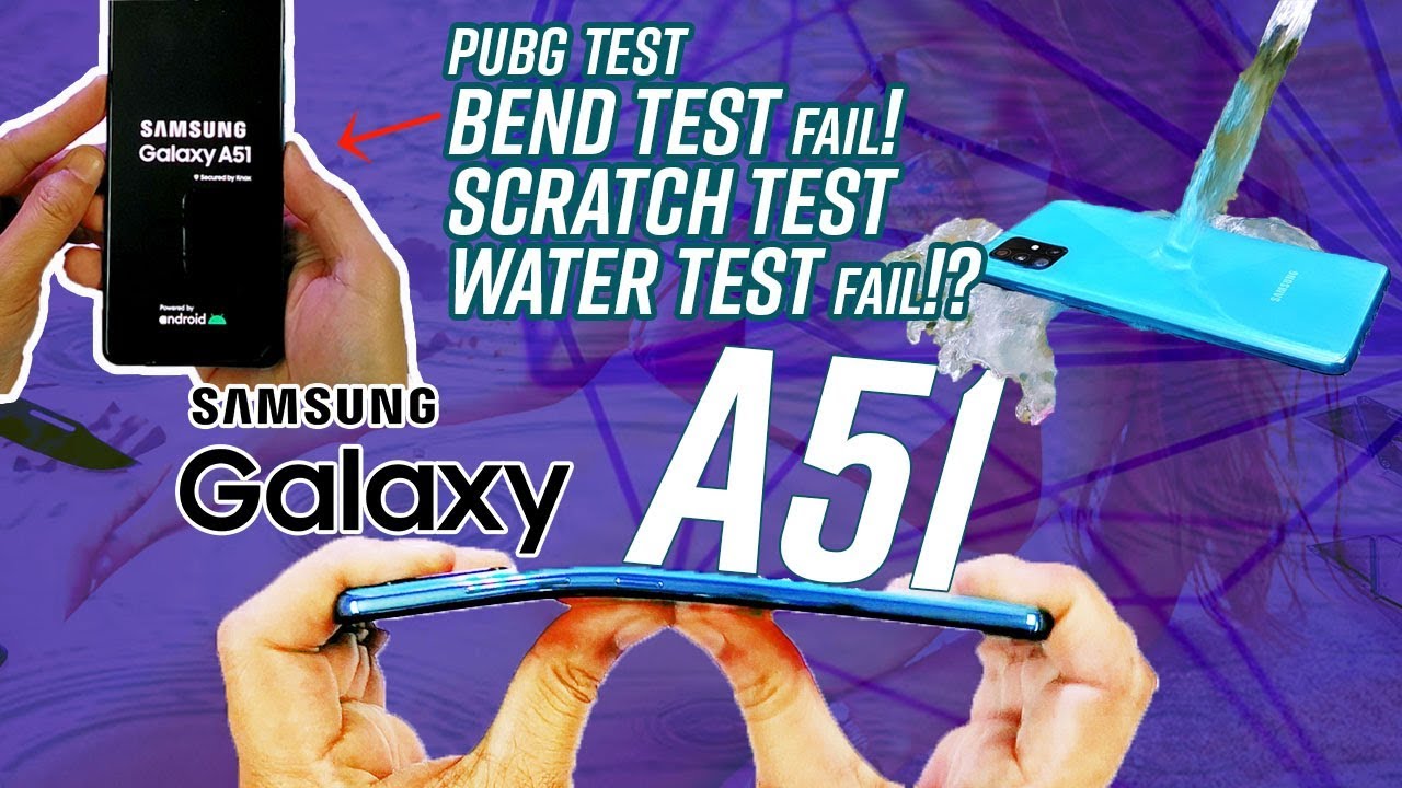 Samsung Galaxy A51 Durability - Something Snapped! low DQ (Take Care)  Water Test fail?