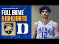 Duke Blue Devils Vs Army Black Knights Full Game Highlights CBS Sports College Basketball