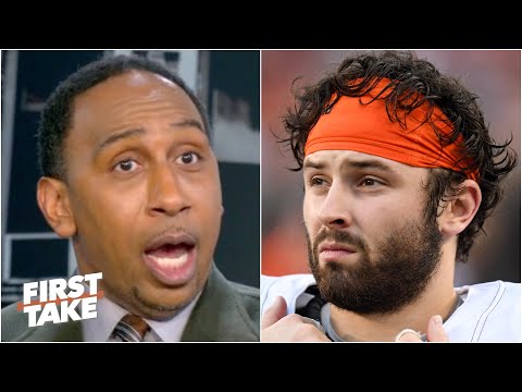 斯蒂芬-A.迴應貝克-梅菲爾德｜第一時間報道。 (Stephen A. responds to Baker Mayfield | First Take)